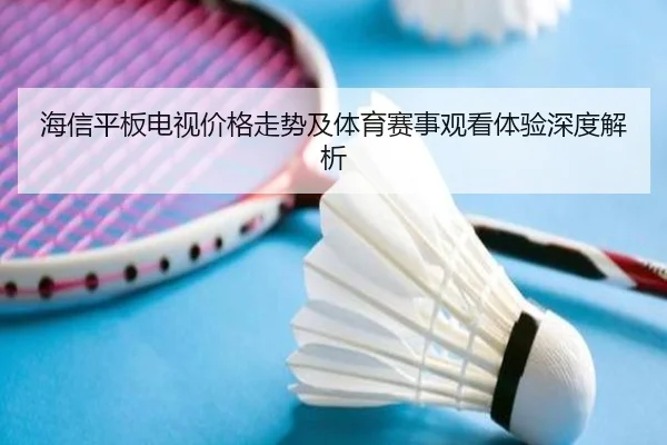 海信平板电视价格走势及体育赛事观看体验深度解析
